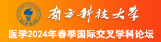 就要尻南方科技大学医学2024年春季国际交叉学科论坛